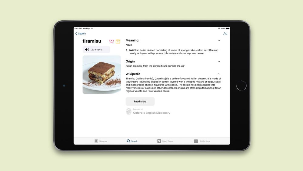 A new interface for LookUp on iPadOS